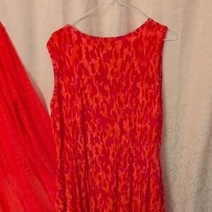 Lovely Sleeveless Summer Maxi Dress and Women's Sweater combo